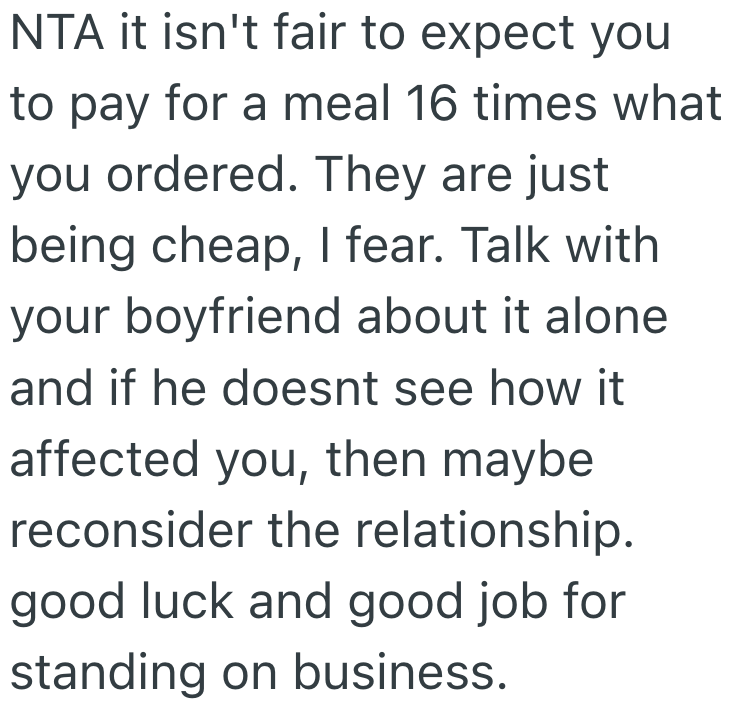 Screenshot 2025 06 13 at 1.38.18 PM Family Wants To Split A Massive Bill, But One Person Is Tired Of Sharing The Costs Of Everyones Overindulgence