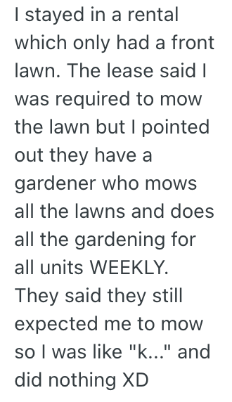 Screenshot 2025 06 13 at 10.58.52 AM Landlord Wanted Them To Mow The Lawn, But They Wouldnt Do It Because They Argued They Technically Didnt Even Have A Lawn
