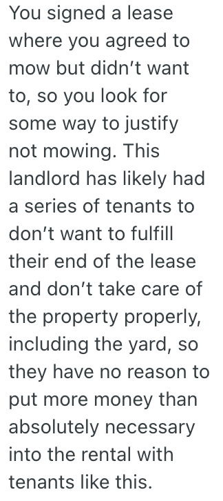 Screenshot 2025 06 13 at 10.59.36 AM Landlord Wanted Them To Mow The Lawn, But They Wouldnt Do It Because They Argued They Technically Didnt Even Have A Lawn
