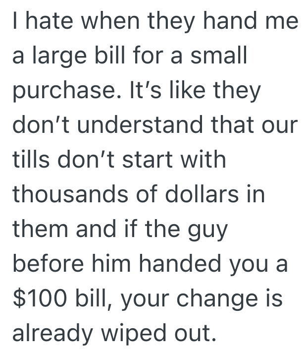 Screenshot 2025 06 14 at 10.25.47 PM Employee Working The Graveyard Shift Didnt Have Enough Money In The Register To Break $100 Bill, So A Customer Couldnt Pay For His Purchase