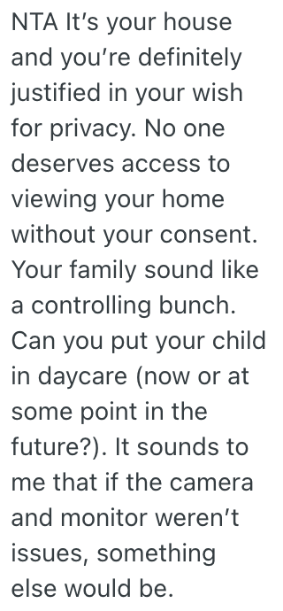 Screenshot 2025 06 14 at 12.51.25 PM Her Mom Was Judgmental About Her Life, So She Wont Give Her Access To Her Ring Camera Anymore When She Babysits Her Daughter