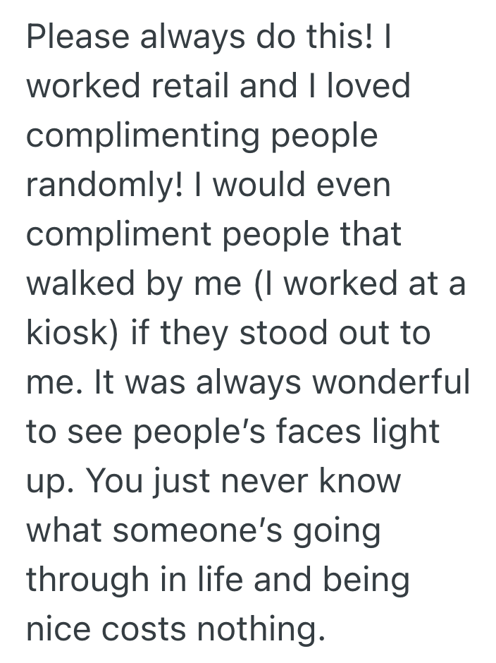 Screenshot 2025 06 14 at 2.14.40 PM Friendly Cashier Compliments Customer On Her Makeup And Ponytail, But She Had No Idea How Much Those Kind Words Meant