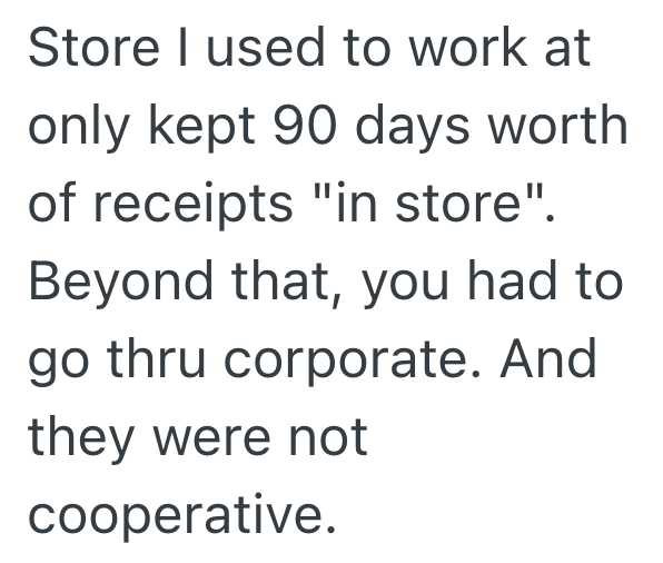 Screenshot 2025 06 14 at 4.47.58 PM Customer Demands A Receipt For An Item He Purchased The Previous Year, But The Cashier Has No Way To Look That Up