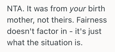 Screenshot 2025 06 15 at 1.35.42 AM Young Lady Inherited A Huge Amount Of Money From Her Birth Mother, But Her Adopted Siblings Want Her To Split The Funds With Them