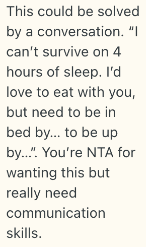 Screenshot 2025 06 15 at 3.29.46 PM His Girlfriend Offered To Make Him Dinner Before He Went to Bed, But He Just Ate Something Quick Because He Knew He Had to Be Up Early The Next Day