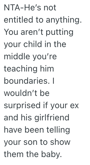 Screenshot 2025 06 15 at 3.32.22 PM She Doesnt Want Her Ex Or His Girlfriend To See Her New Baby, But Her Exs Girlfriend Doesnt Think Thats Fair