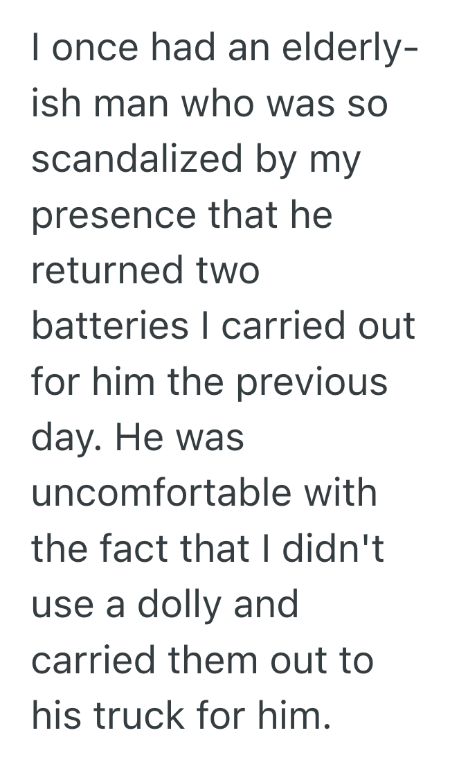 Screenshot 2025 06 15 at 3.53.14 PM Customers Views Made Him Reject A Female Employees Assistance, So Her Teammate Used Malicious Compliance To Stand Up For Her And Prove Her Worth