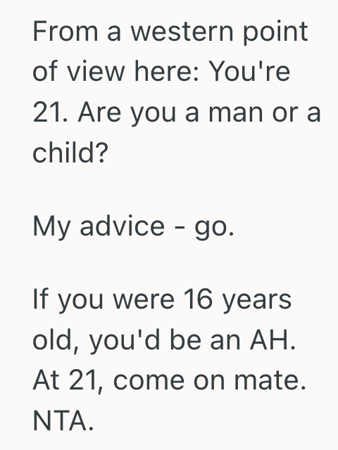 Screenshot 2025 06 16 at 1.10.53 PM 21 Year Old Man Contemplates Seeing His Girlfriend One Last Time Before Going Abroad, But Hes Hesitant About Defying His Parents Wishes