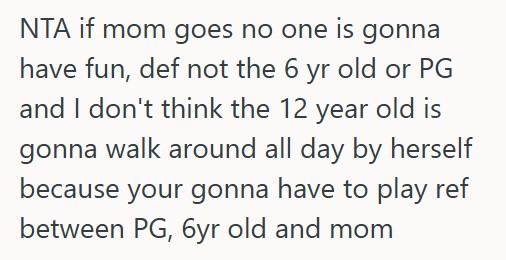 Screenshot 2025 06 17 144400 Her Mom Wanted To Join A Water Park Trip With Their Grandmother, But She Told Her Mom That She Cant Come Because They Dont Get Along