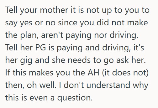 Screenshot 2025 06 17 144445 Her Mom Wanted To Join A Water Park Trip With Their Grandmother, But She Told Her Mom That She Cant Come Because They Dont Get Along
