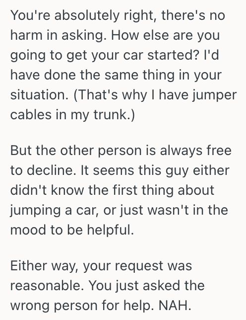 Screenshot 2025 06 17 at 14.23.36 He Asked A Stranger For Help When His Car Broke Down, But His Response Had Him Wondering Whether Hed Crossed A Line