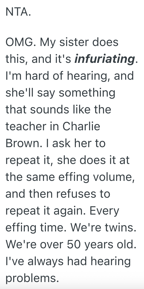 Screenshot 2025 06 17 at 2.52.56 PM Husband Cant Hear What His Wife Is Saying When She Talks To Him From A Different Room, But She Gets Mad At Him When He Asks Her To Repeat Herself