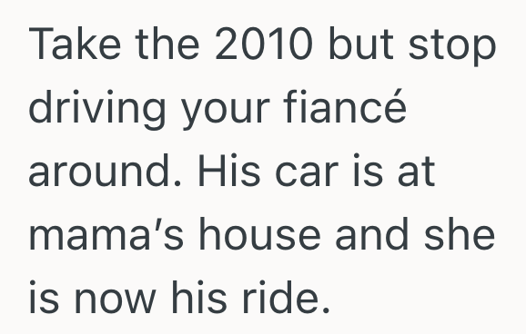 Screenshot 2025 06 17 at 4.44.32%E2%80%AFPM Woman Drives A Car That Is Technically Owned By Her Partner And His Mother, And Now His Mother Wants To Take It And Give Them An Older Car Instead
