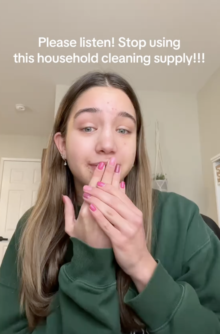 woman talking about her health issues