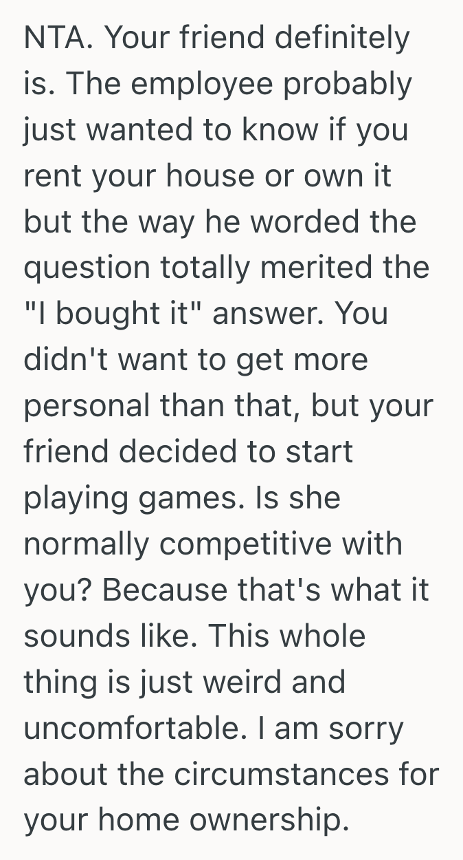 Screenshot 2025 06 18 at 10.14.04 PM Her Friend Tried To Claim The Moral High Ground About How She Got Her House, So She Gave Her A Much Needed Reality Check About Who Actually Paid For It