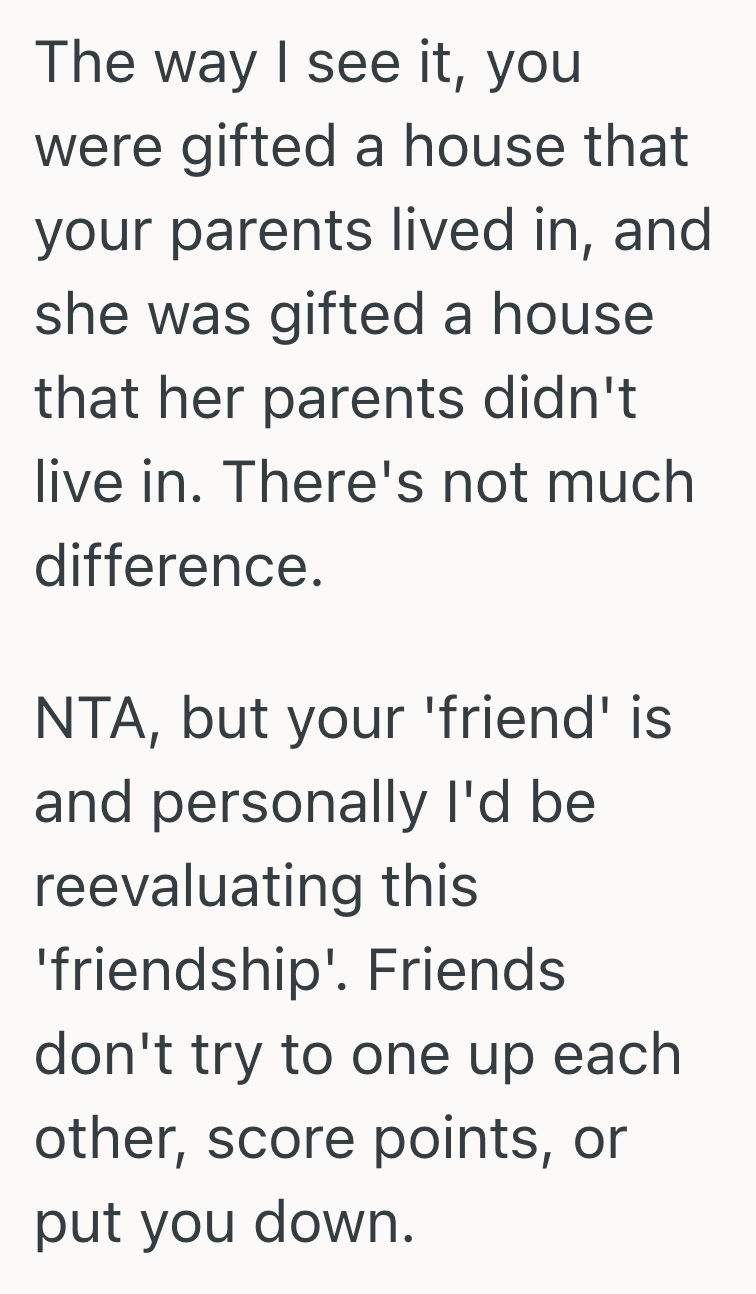 Screenshot 2025 06 18 at 10.18.16 PM Her Friend Tried To Claim The Moral High Ground About How She Got Her House, So She Gave Her A Much Needed Reality Check About Who Actually Paid For It