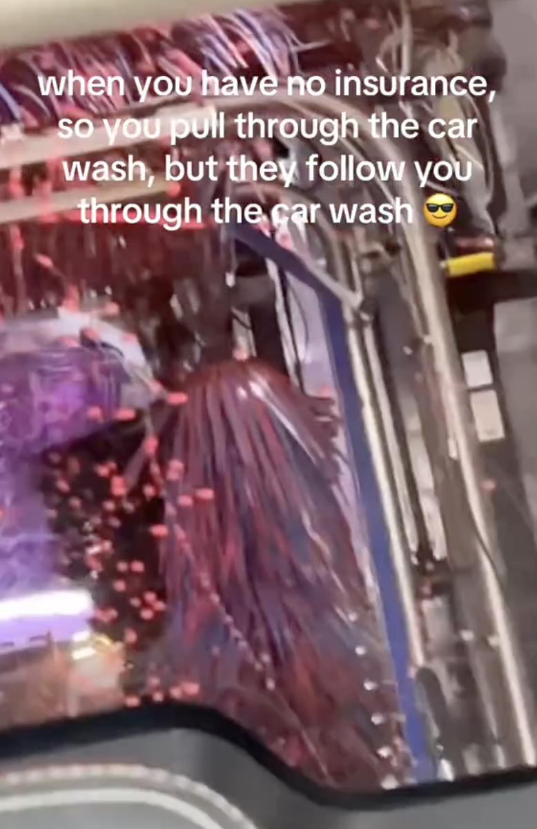 interior of a car wash