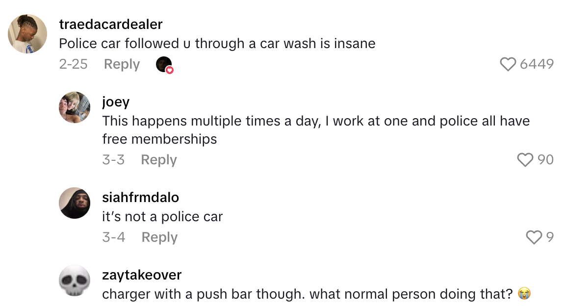 Screenshot 2025 06 18 at 5.27.09 PM A Driver With No Insurance Went Through A Car Wash To Try To Avoid Cops