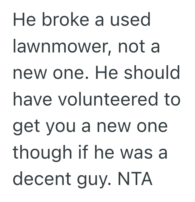 Screenshot 2025 06 18 at 7.49.42 PM Neighbor Broke Their Lawn Mower Two Separate Times, But When They Asked For A Reimbursement, They Were Accused Of Being Petty