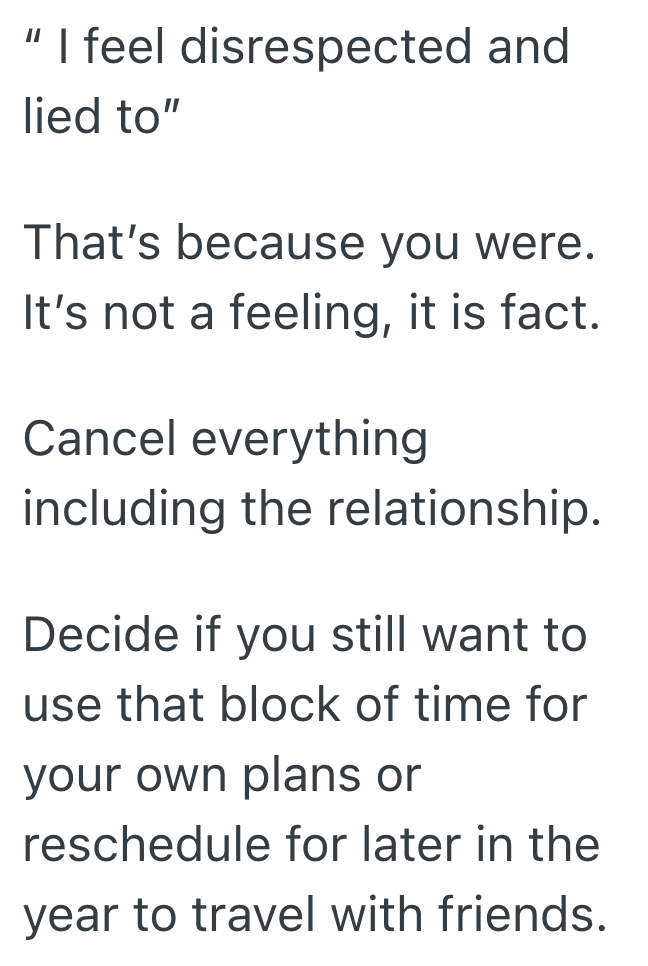 Screenshot 2025 06 19 at 8.18.55 PM Boyfriend Was Really Looking Forward To Going On Vacation With His Girlfriend, But When He Found Out Shed Lied To Him He Wanted To Cancel