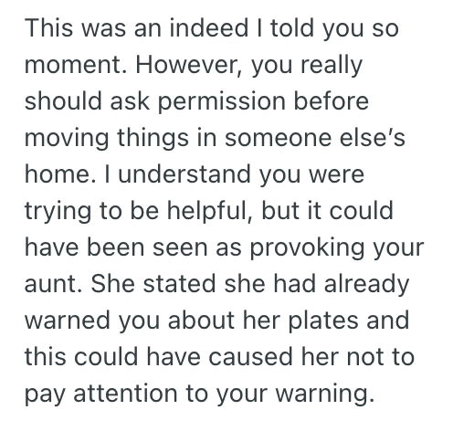 Screenshot 2025 06 20 at 2.56.51 AM Woman Moved Her Aunt’s Fragile Plates To Another Cabinet To Keep Them Safe, But Her Aunt Demanded That She Return Them To Their Original Place