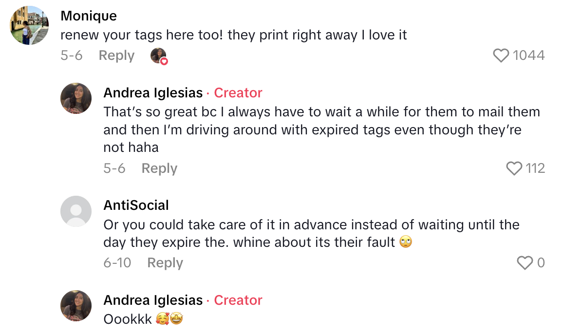 Screenshot 2025 06 20 at 4.09.52 PM I just renewed my drivers license in 3 mins.   A Driver Found A Hack To Get Her New Drivers License And Avoid The DMV