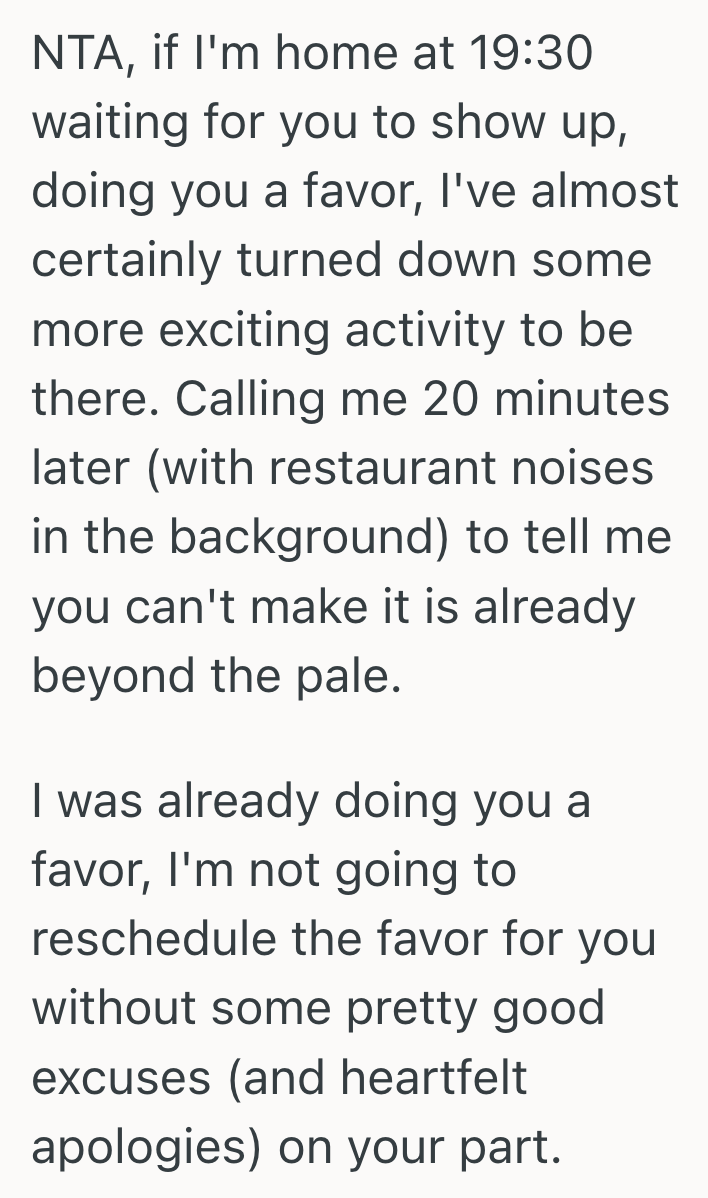 Screenshot 2025 06 20 at 4.44.10 PM She Waited All Evening To Do A Favor For A Friend, But When He Canceled Without Apology, Their Friendship Fell Apart