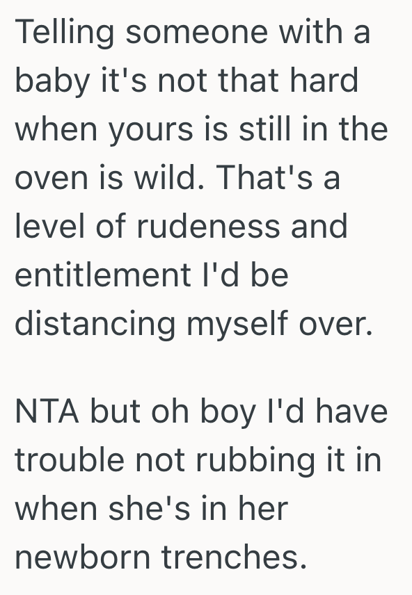 Screenshot 2025 06 20 at 6.15.45 PM She Just Had A Baby Six Weeks Ago, But Her Friend Thinks Its Perfectly Reasonable To Ask Her To Host A Baby Shower