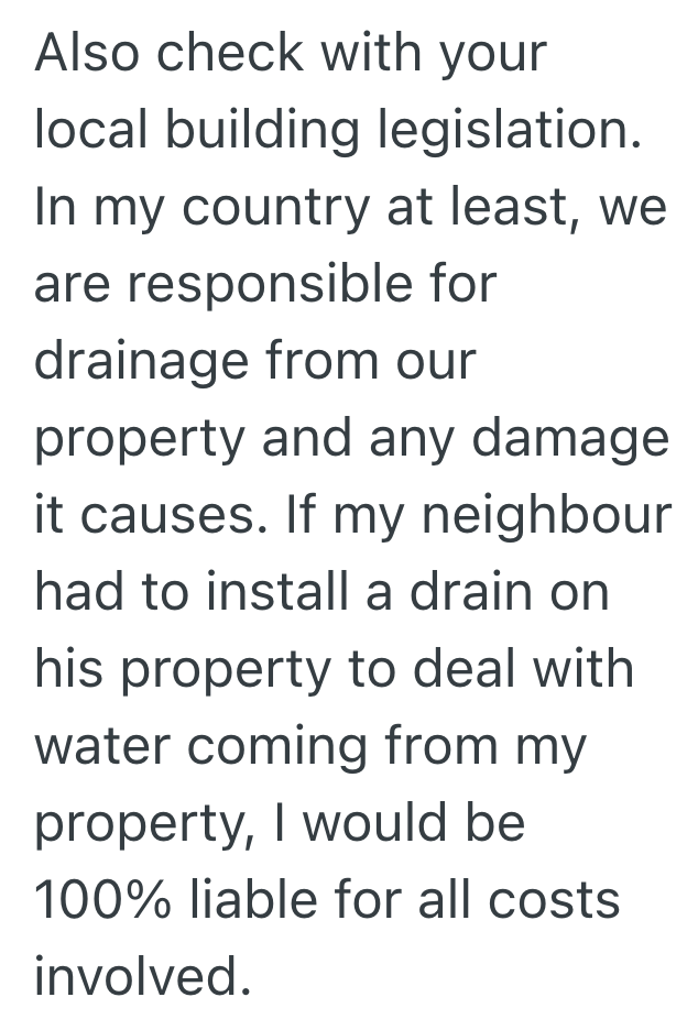 Screenshot 2025 06 20 at 8.00.23 PM Homeowners Yard Is Flooded By A Neighbors Faulty Drainage System, And When The Neighbor Refuses To Let Him Pay To Fix It, The HOA Forces Them To Do It