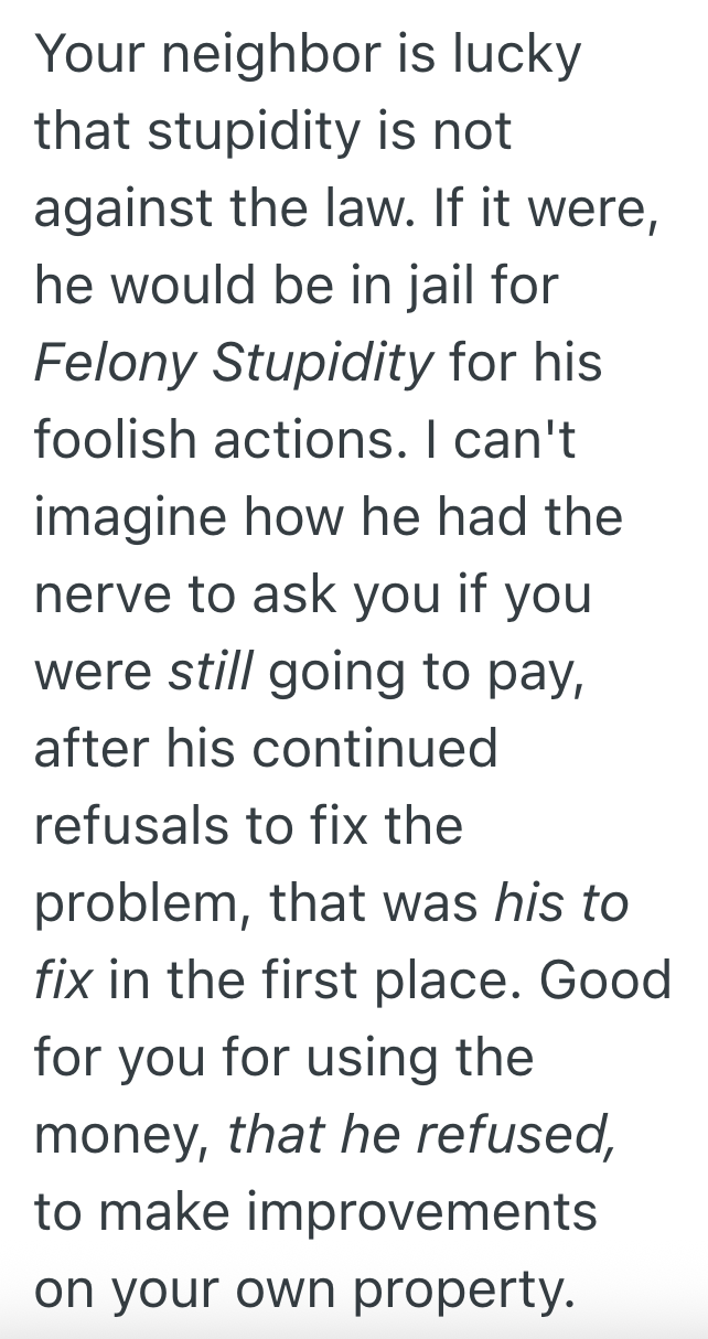 Screenshot 2025 06 20 at 8.00.51 PM Homeowners Yard Is Flooded By A Neighbors Faulty Drainage System, And When The Neighbor Refuses To Let Him Pay To Fix It, The HOA Forces Them To Do It