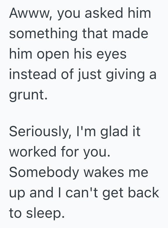 Screenshot 2025 06 21 at 12.49.39 PM Wife Got Annoyed When Hubby Would Wake Her Up Before He Left For Work, So She Started Waking Him Up On His Days Off