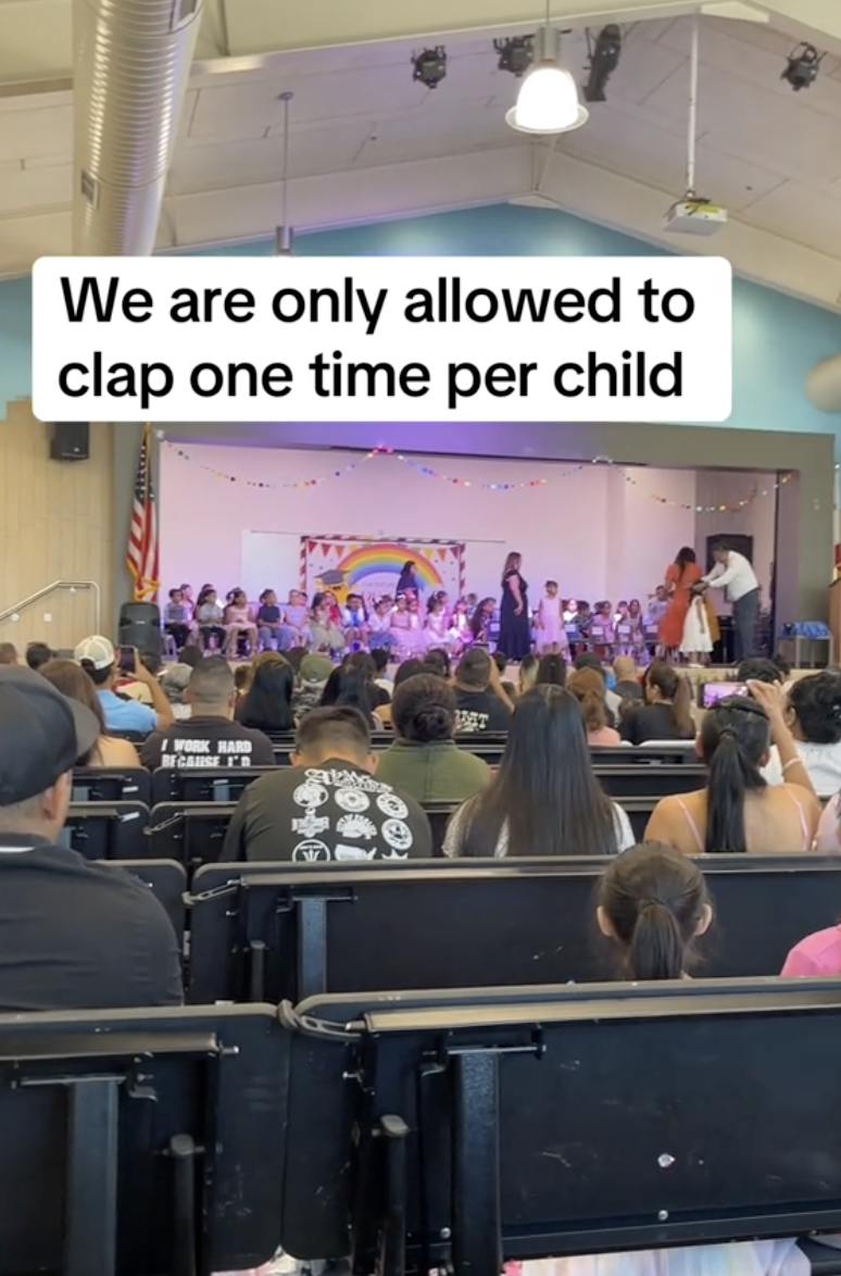 graduation at an elementary school