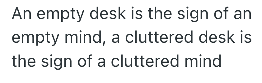 Screenshot 2025 06 21 at 4.42.44 PM Her Boss Wasnt Happy That Her Desk Was Tidy, But When She Made It Messy, He Was Delighted