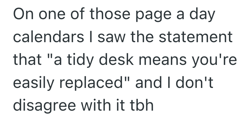 Screenshot 2025 06 21 at 4.43.15 PM Her Boss Wasnt Happy That Her Desk Was Tidy, But When She Made It Messy, He Was Delighted