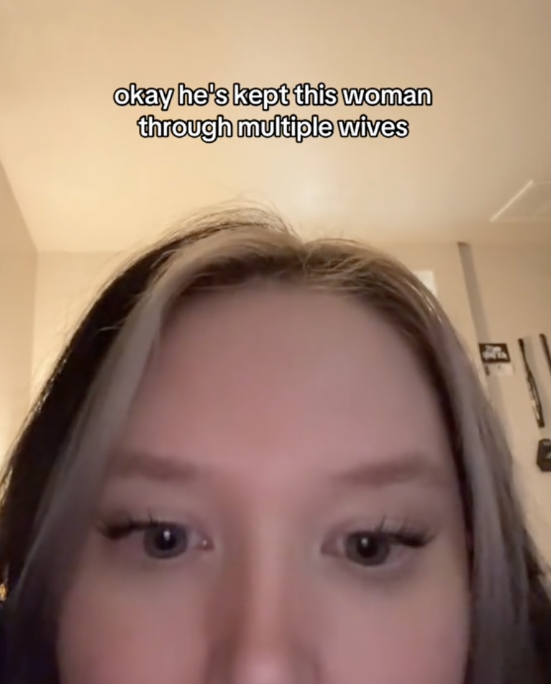 woman talking to tiktok viewers