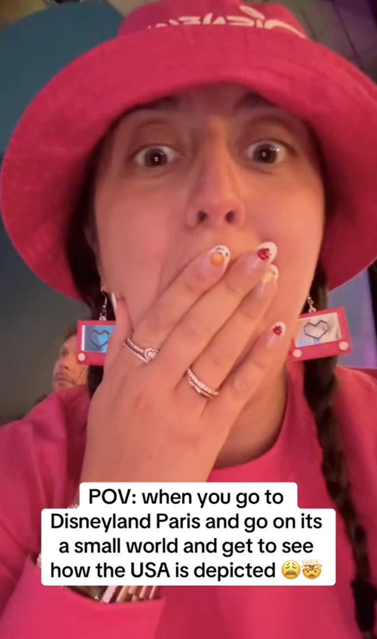 woman at disneyland paris