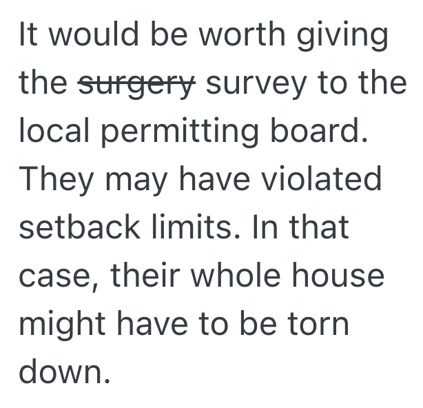 Screenshot 2025 06 22 at 2.34.13 PM Homeowners Humored The Neighbors By Agreeing To Get A Property Survey, But They Soon Realized The Property Line Wasnt Where Either Of Them Thought It Was