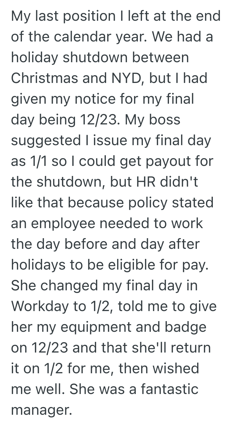 Screenshot 2025 06 22 at 3.02.04 PM HR Ignored His Vacation Request Notice When The Office Was Falling Apart, So He Ended Up Walking Away With An Unexpected Payout