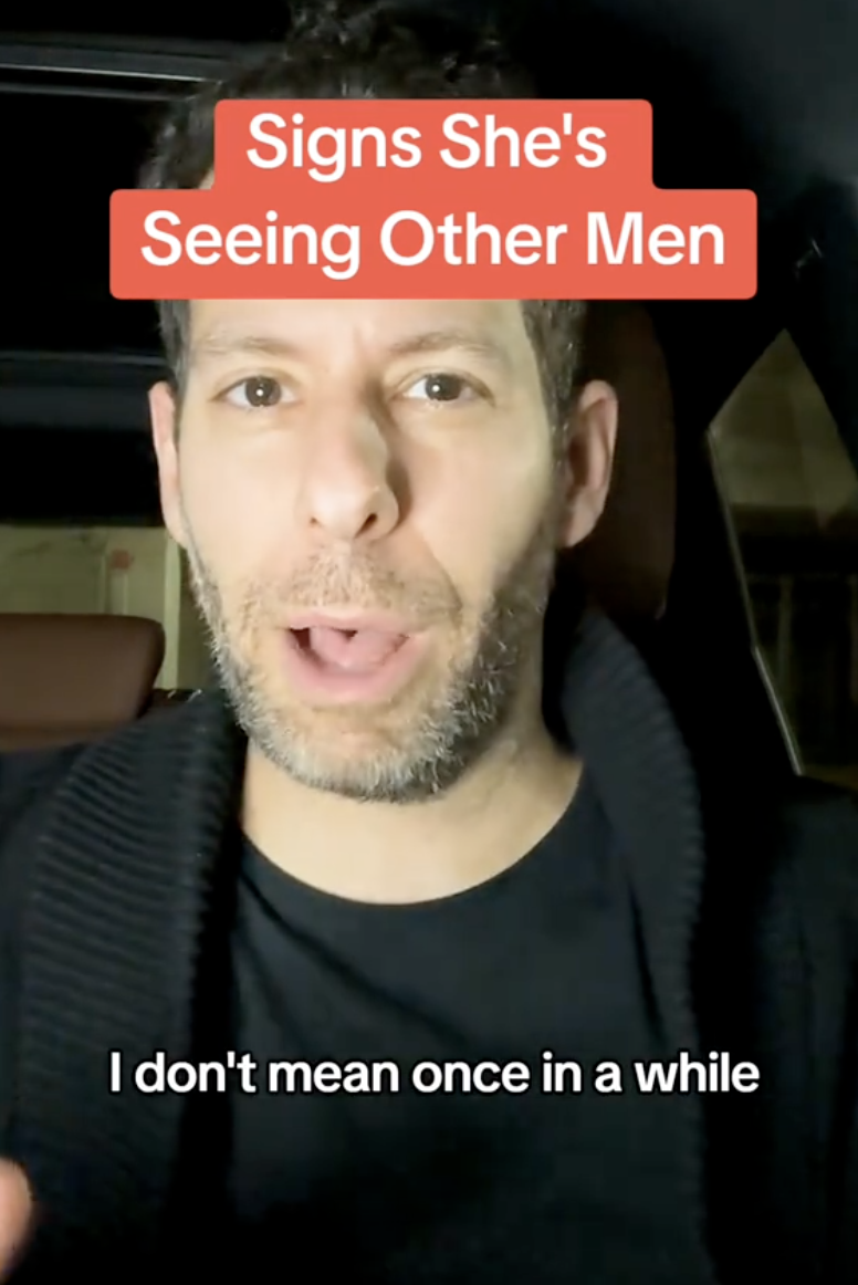 man talking to a camera