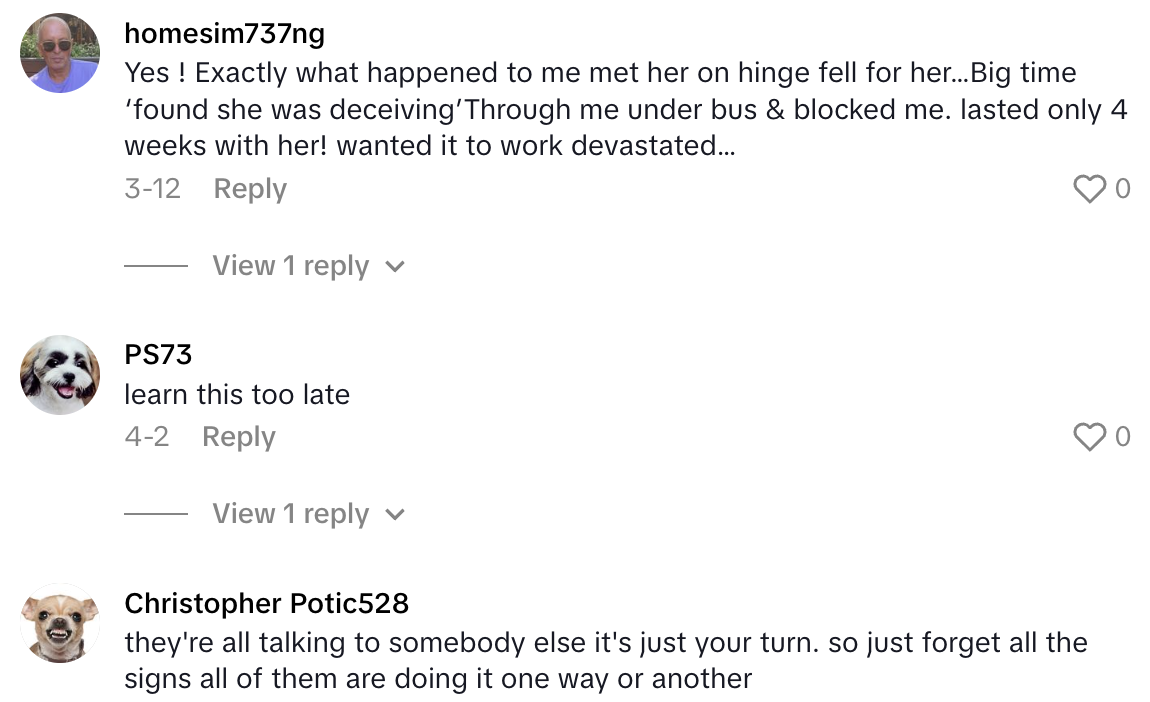 Screenshot 2025 06 22 at 3.42.49 PM A Dating Coach Talked About How Men Can Tell That Their Ladies Are Seeing Other Guys.   There’s no pattern to where she is or what she’s doing.