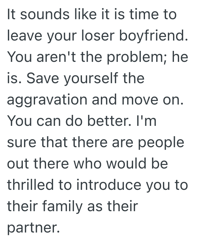 Screenshot 2025 06 23 at 1.31.02 PM She Invites Her Boyfriend To All Of Her Familys Events, But He Doesnt Ever Reciprocate