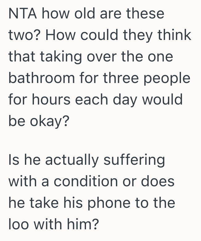 Screenshot 2025 06 23 at 2.49.45 PM She Agreed To Let Her Sister And Brother In Law Stay At Her Place, But She Didnt Realize Her Brother In Law Would Hog The Only Bathroom In The House