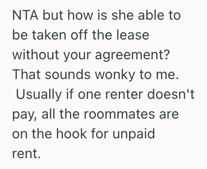 Screenshot 2025 06 23 at 7.25.13 PM Her Roommate Is Moving Out Soon, But Is Leaving Her To Cover All The Rent So Now Shes Refusing To Help Her