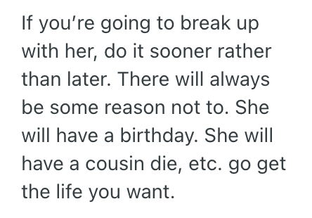 Screenshot 2025 06 23 at 8.09.07 PM Boyfriend Has Been Thinking About Breaking Up With His Girlfriend For Quite Awhile, But Now That Her Sister Passed, Hes Not Sure That He Should Go Through With It