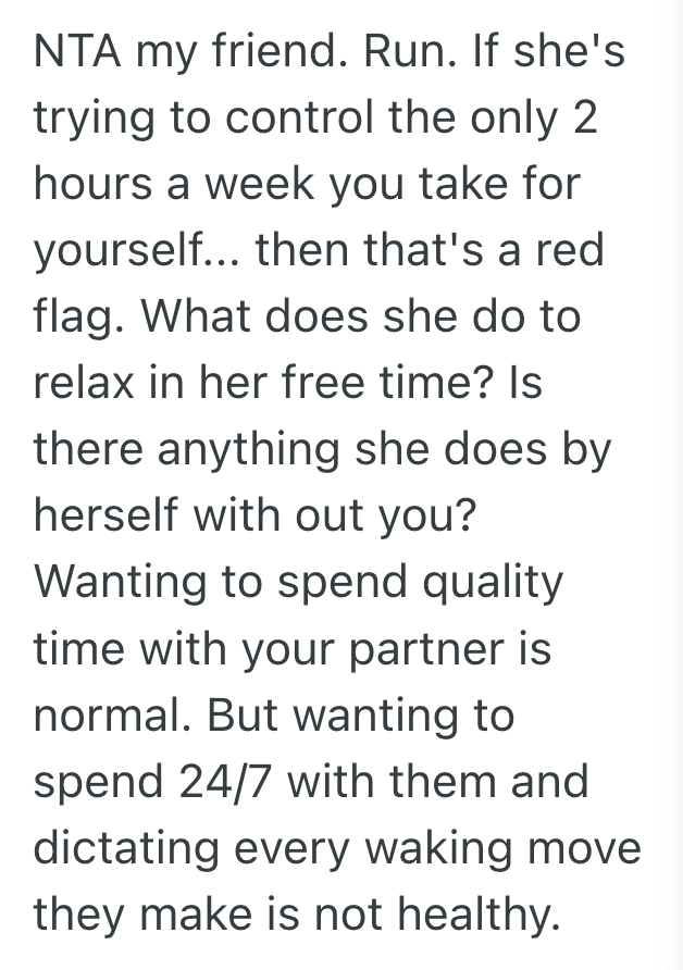 Screenshot 2025 06 24 at 11.38.45 PM His Girlfriend Tried To Take Away The Only Hobby That Helped Him Cope, So He Wondered If He Should Chose His Own Peace Of Mind Over Staying In The Relationship