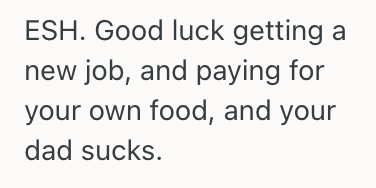 Screenshot 2025 06 24 at 8.19.55 AM Woman Relied On Her Dad’s Promise For Food During His Vacation, But Her Dad Changed His Mind And Left Her With Nothing But Frozen Dinners