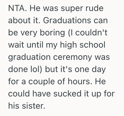 Screenshot 2025 06 26 at 10.52.20 AM Her Brother Skipped Her Graduation To Scroll On TikTok, So She Gave Him The Silent Treatment