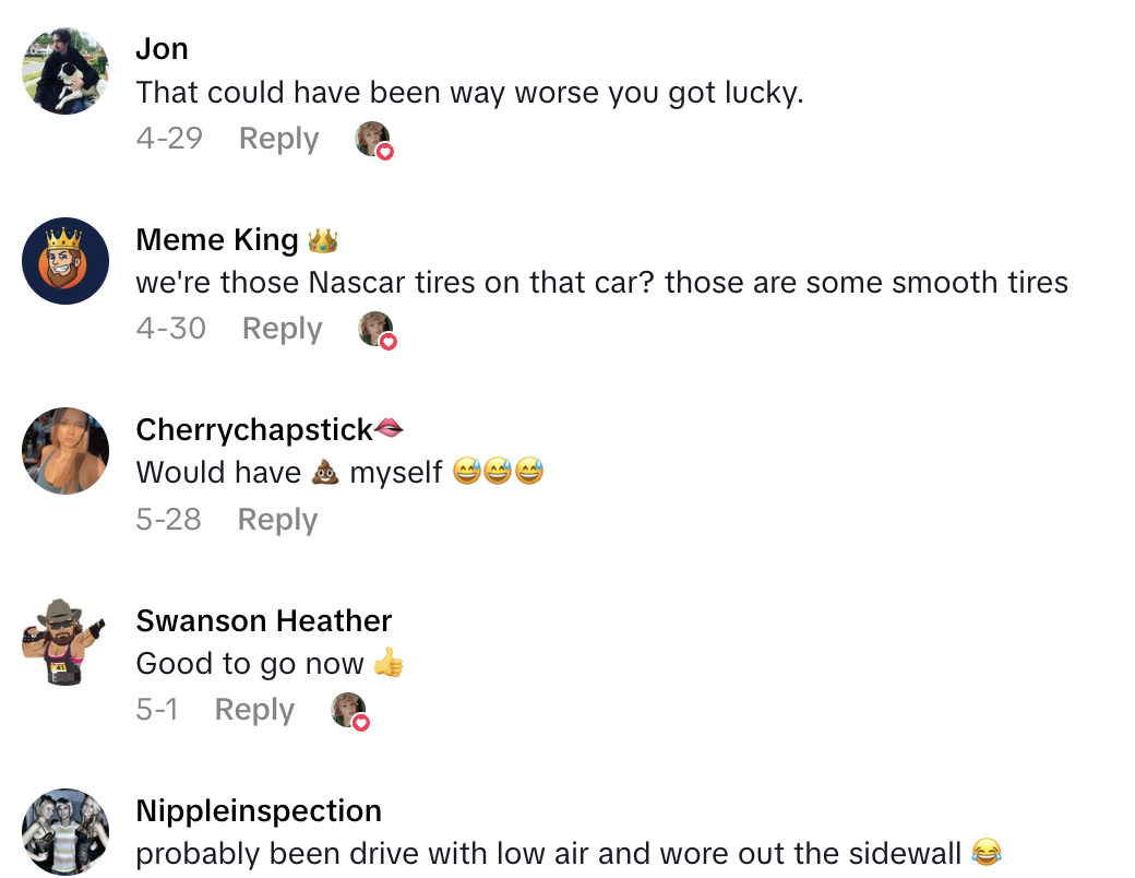 Screenshot 2025 06 26 at 2.19.23 PM A Car Owner Had A Major Mishap When She Tried To Air Up Her Tires