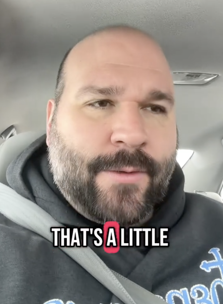 man talking about walmart