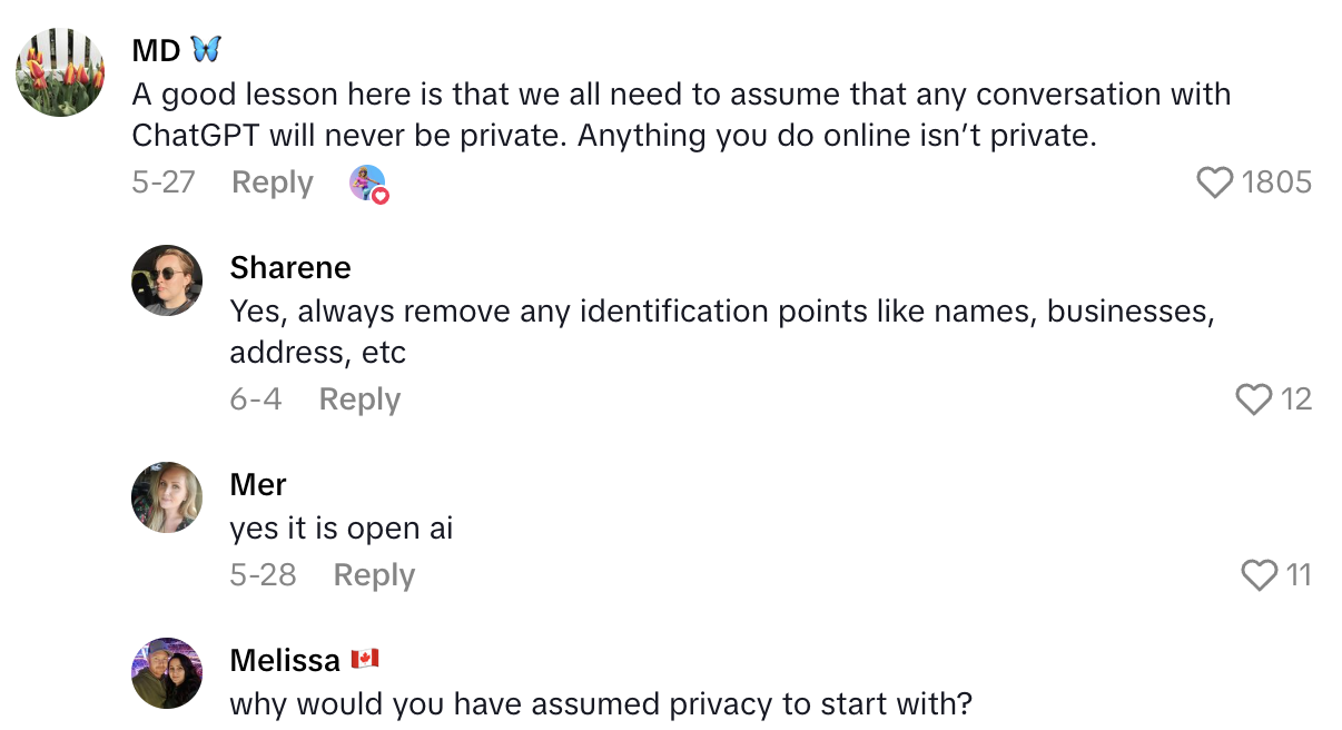 Screenshot 2025 06 26 at 3.26.09 PM A Shopper Made A Grocery List Using ChatGPT And Someone Elses Conversation Popped Up On Her Phone